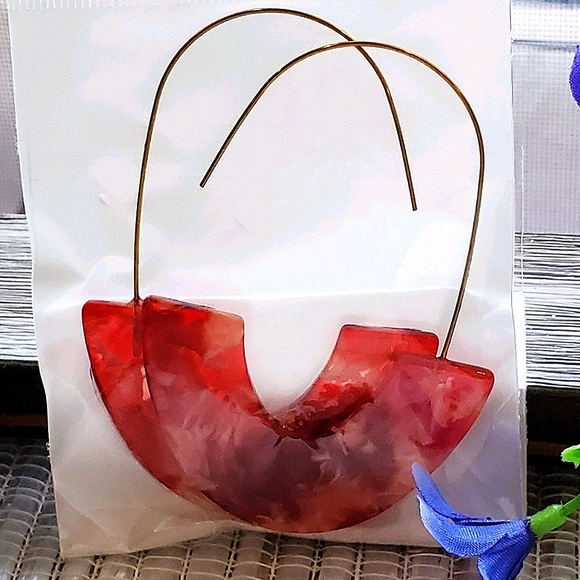 New fashion Wire Statement Acrylic Earrings - Picture 17 of 17